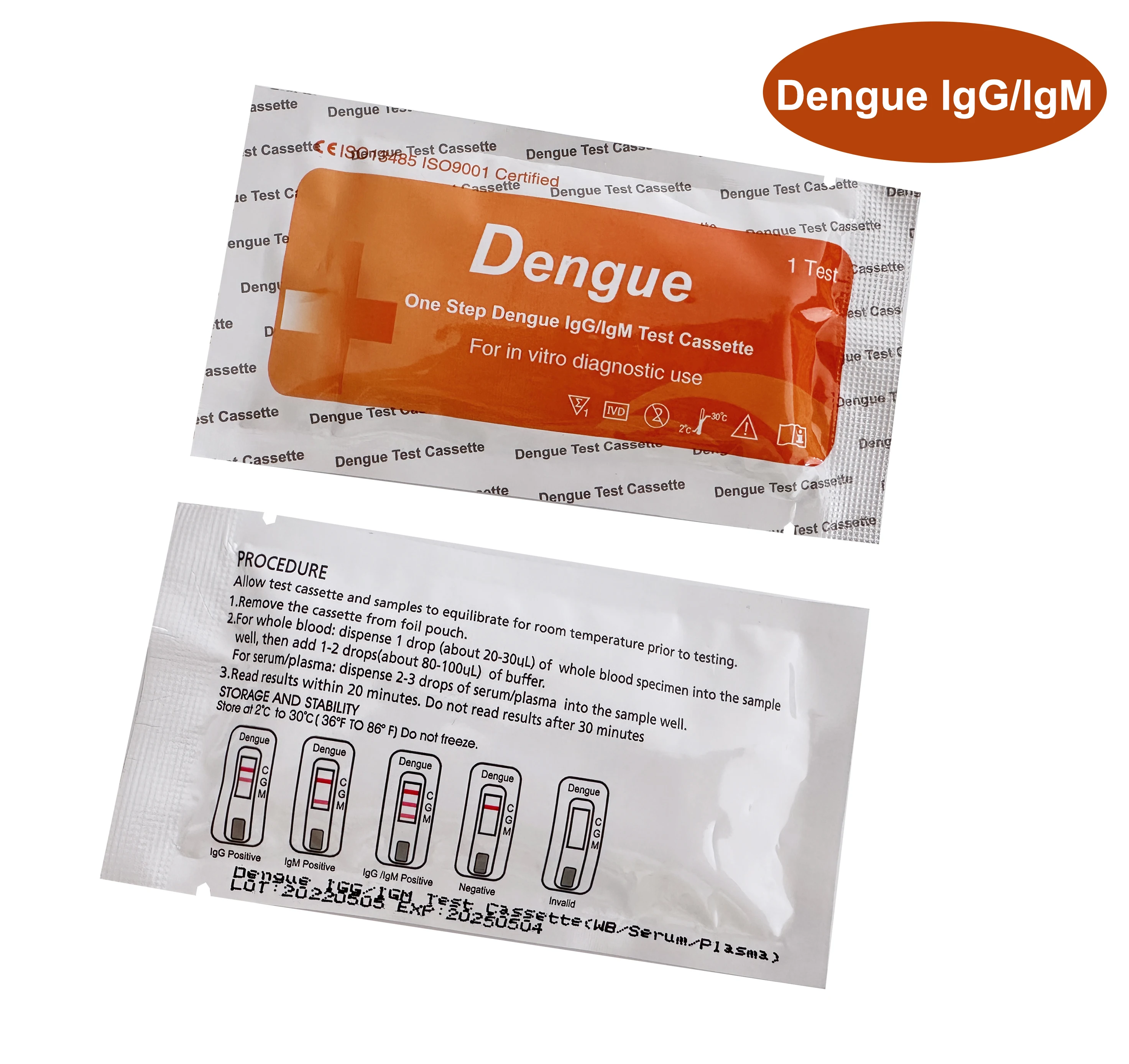 Factory Directly Supply Dengue NS1 Test Cassette Household Medical Device