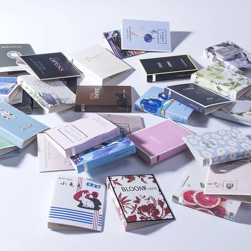 printed cosmetic sample sachet fragrance perfume sample packaging card holder 2ml 3ml 5ml perfume samples paper card