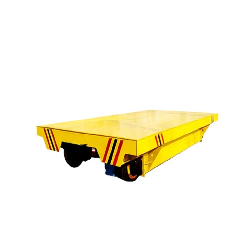 Motorized Trolley Trackless Flat Transfer Cart AGV Machine