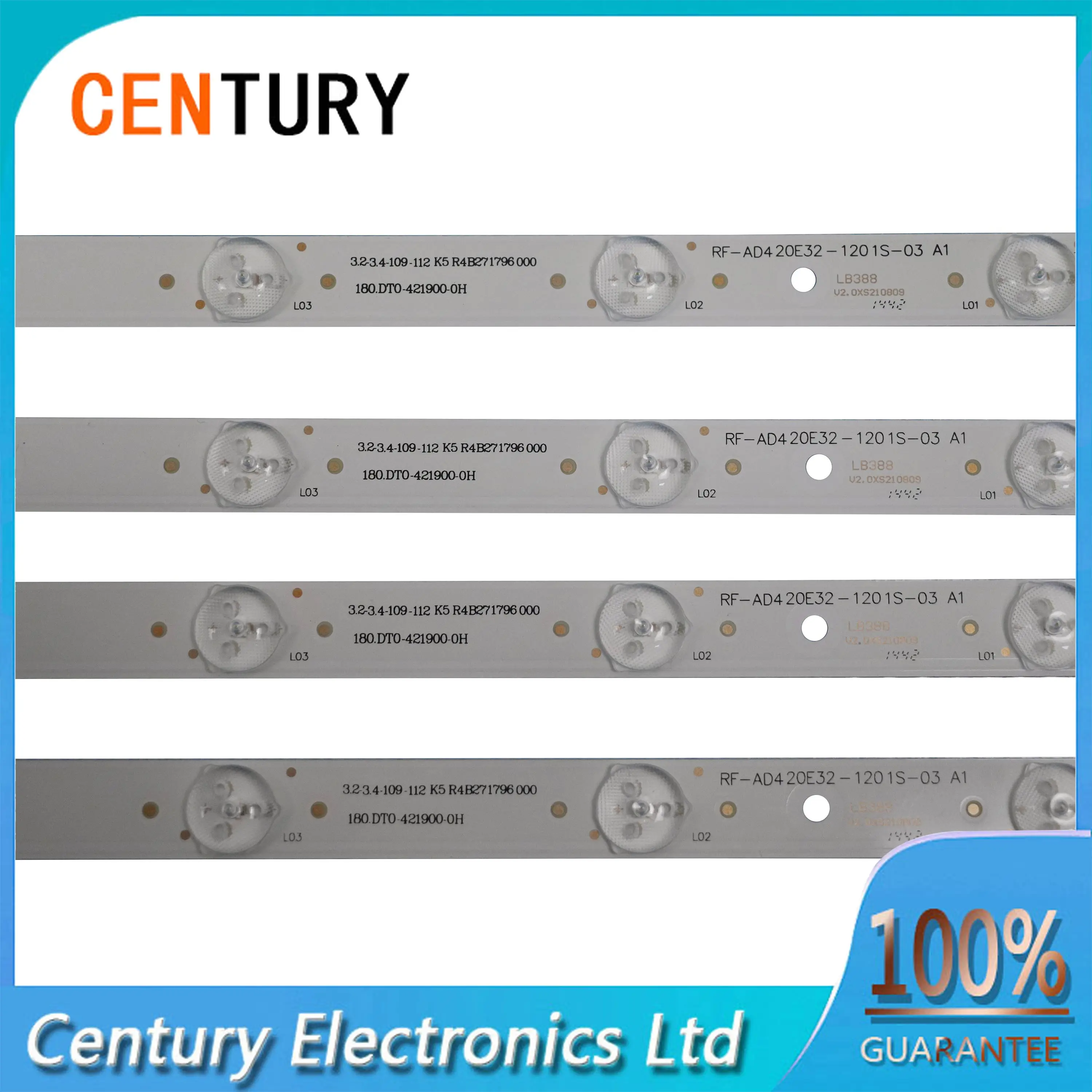 42 inch TV LED Backlight Strips RF-AD420E32-1201S-03 A1 for SKEYTECH ST-4230 SANYO LE106S16FM CX420DLEDM LE106N11SM