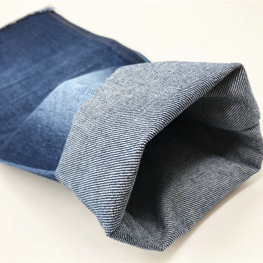 12.8oz deep indigo heavy weight  cotton denim fabric for denim jeans