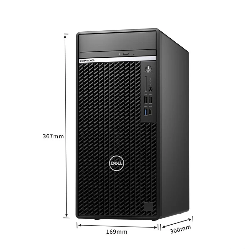 D ell OptiPlex 7000MT Desktop Computer  I7-12700 16G 256G+1T 2G discrete graphics card standalone unit