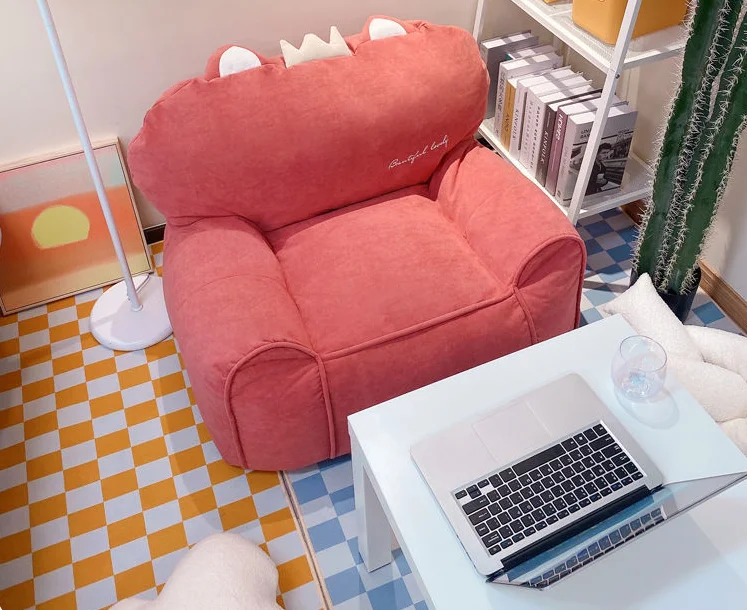 YASITE bean bag small lovely sofa Velvet sofa
