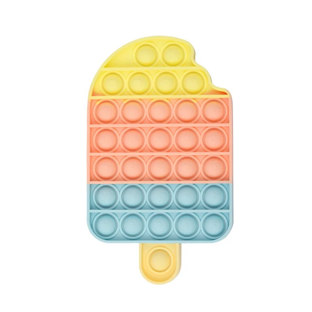 
KCT Amazon Fidget Set Spinner Tie Dye N Animal Push Bubble Baby Games Simple Ice cream lolly Silicone Puzzle Antistress Rainbow 