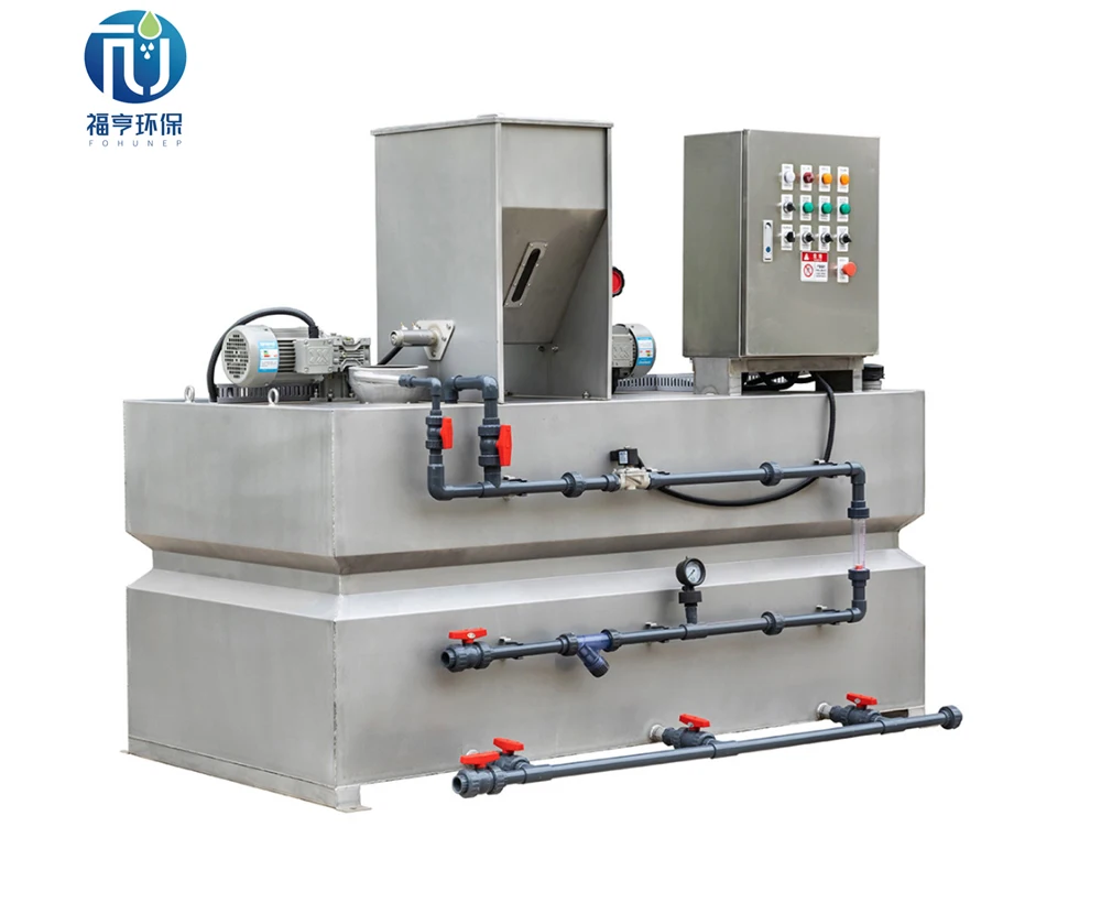Automatic dosing system equipment flocculation chemicals preparation unit