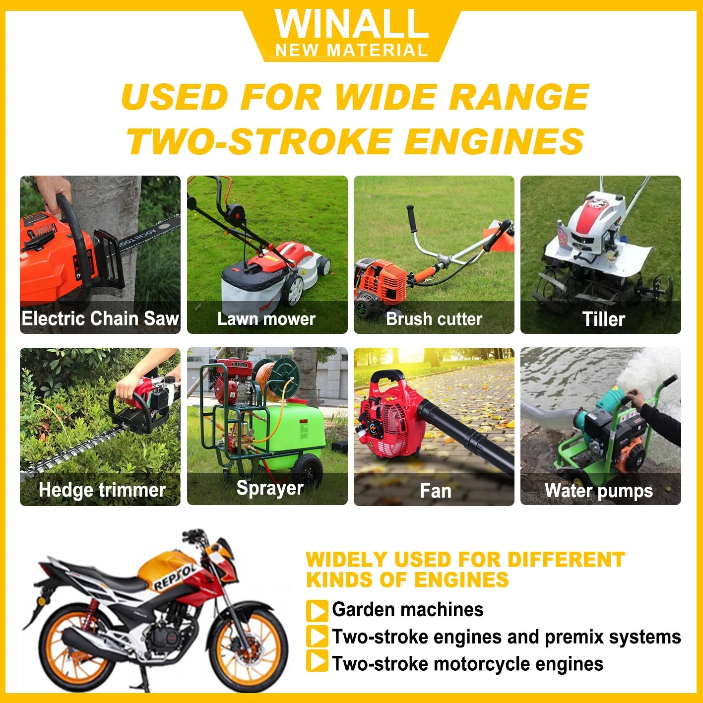 Hot Sale Sludge Removal Lawn Mower Chain Saw Engine Oil Lubricate Lubricant Motorcycle 5w20 Motor Oil