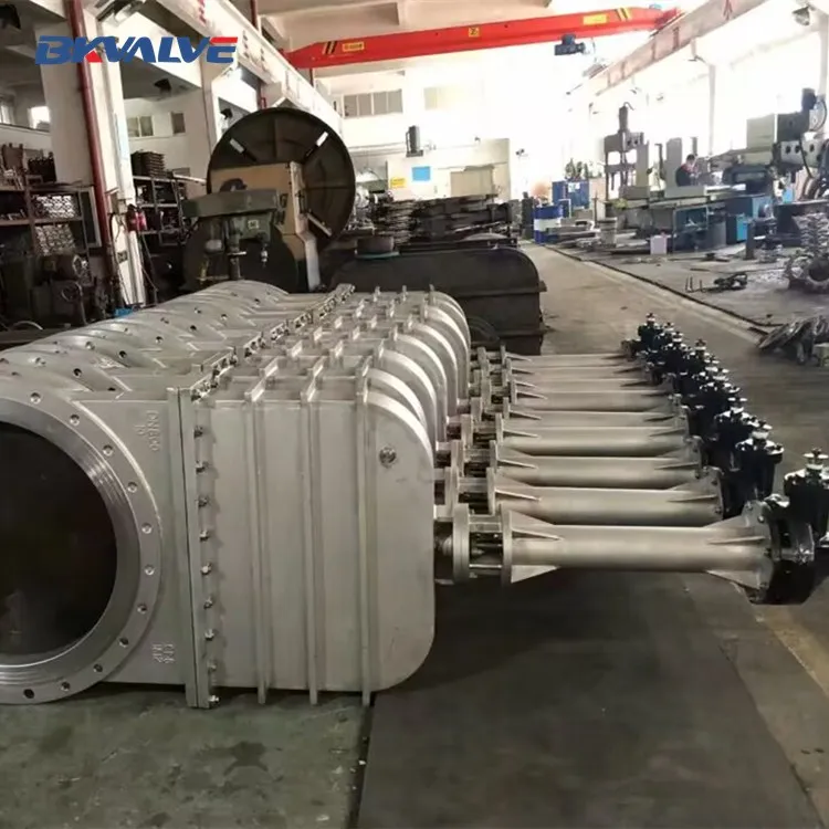 16inch 32inch wcb stainless steel api electric flanged knife gate valve or with bevel gear
