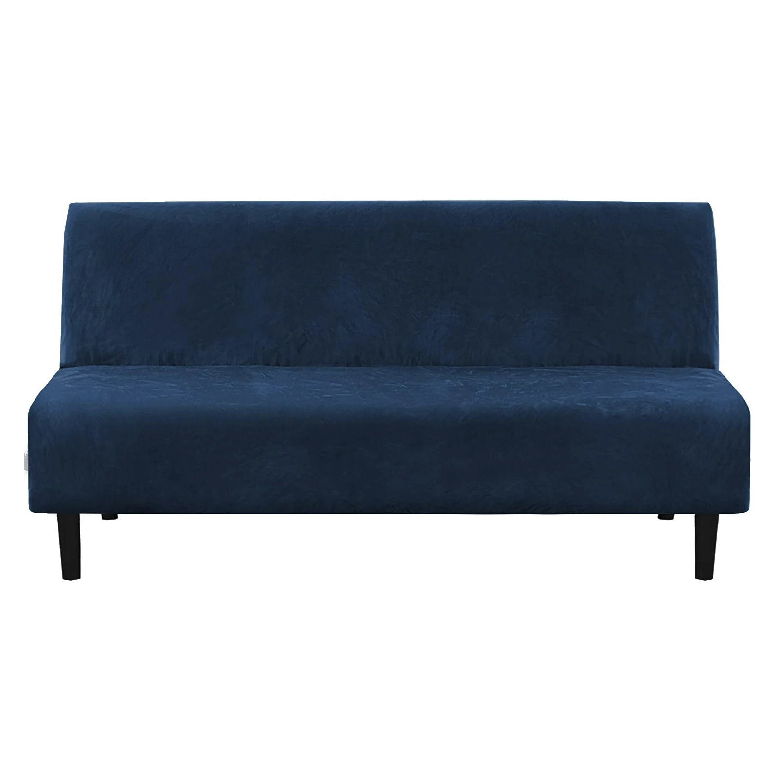 Solid color all-inclusive sofa covers custom fabric armless sofa bed cover folding seat slipcover thicker sofa covers