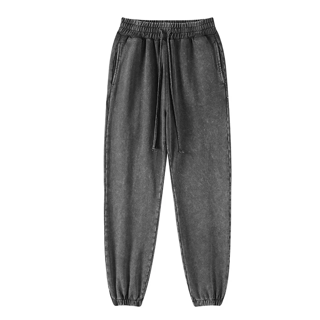 blank heavy cotton acid wash vintage sweatpants