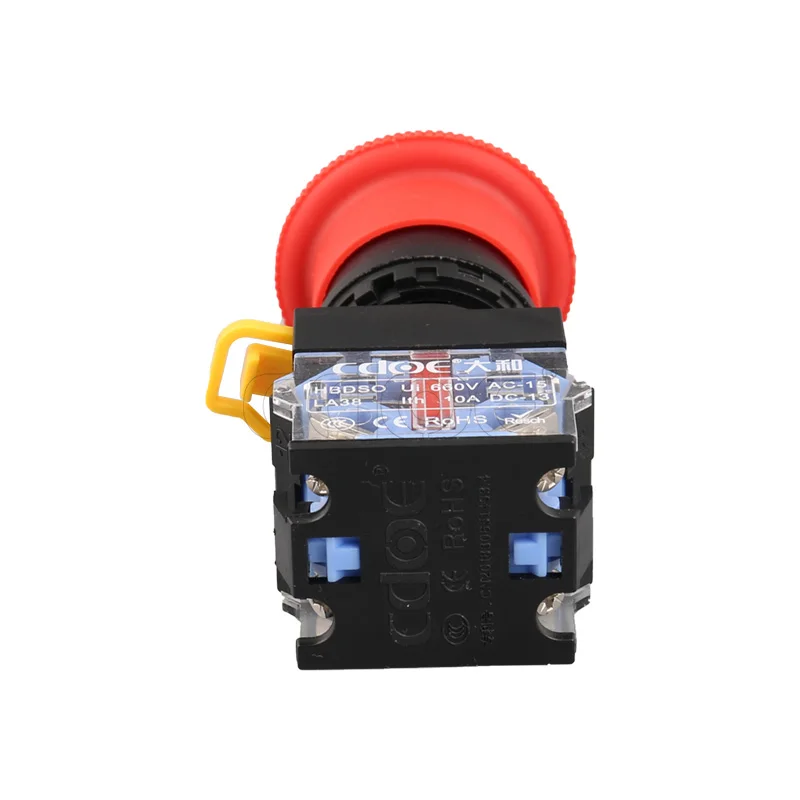cdoe la38 series 22mm emergency stop ip65 push button latching switch round