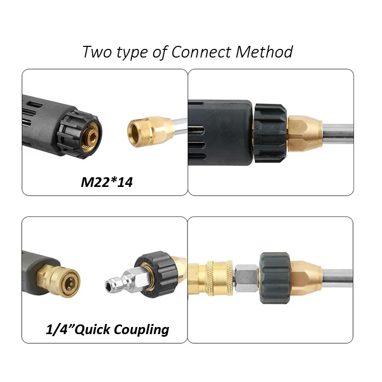 15 Inch Plastic Stainless Steel Brass 4000Psi Concrete Pressure Washer Surface Cleaner