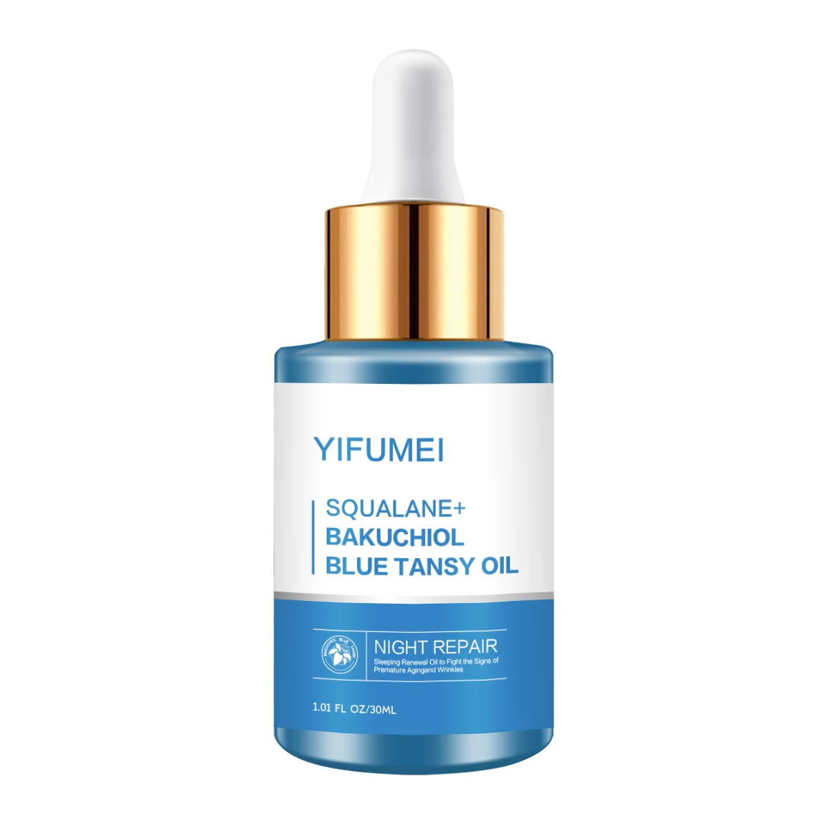 Pure Plant Extraction Squalane Skin Moisturizer Anti-Aging Wrinkle Blue Tansy Facial  Essential Oil
