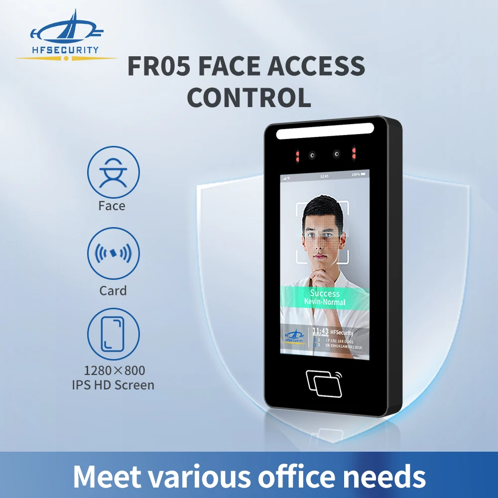 FR05 HFSecurity Android WIFI Обнаружение лица захват распознавание Биометрия посещаемости времени