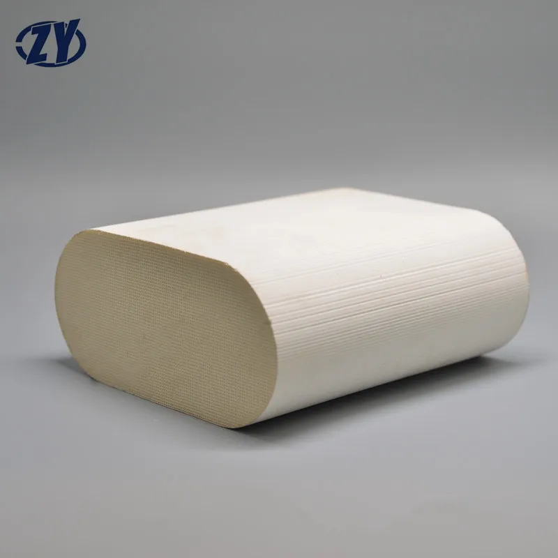 alumina zirconia customized size Honeycomb Ceramics for Car Ceramic Honeycomb Catalyst Substrate Universal Catalytic converter