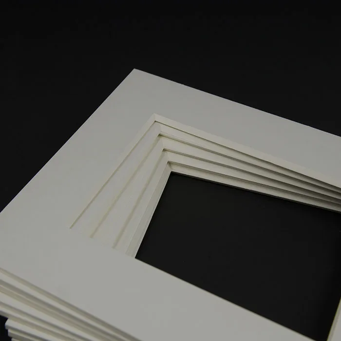 High quality wholesale mat board for cheap wood picture frame \paper photo frame