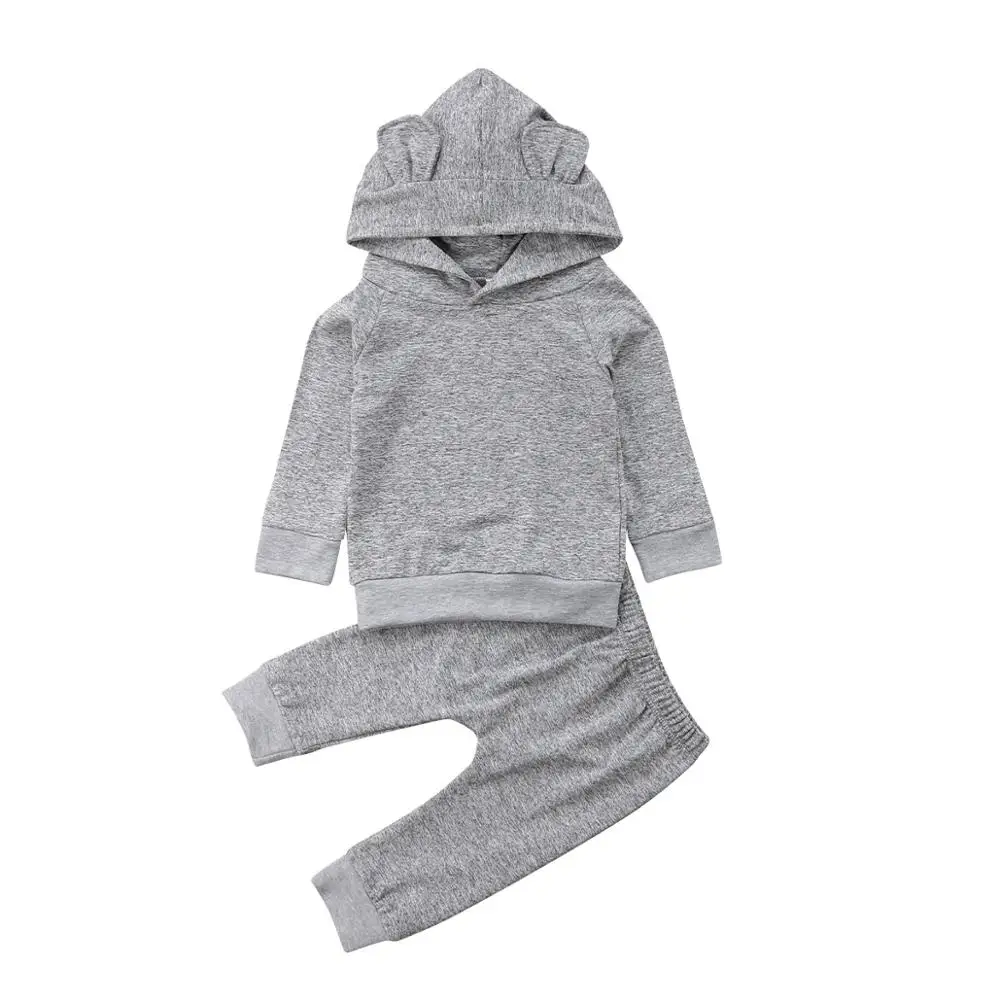 
Whole Baby CDlothing Sets Baby Boys Girls Hoodies Outfits Boutique Clothing Baby 2 Piece Set 