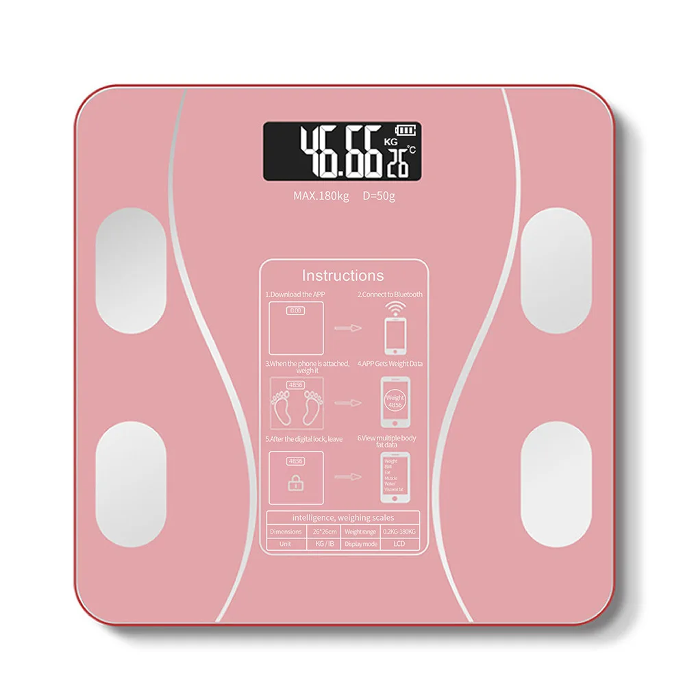 OEM CE Digital Body Weight Electronic Weigh Personal Scale Household Digital Smart Bathroom Scale