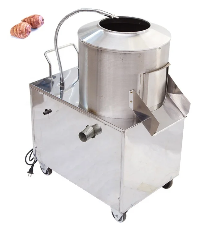 Potato Peeling Machine Industry Full Automatic Ginger Cleaning Potato Washer Peeler