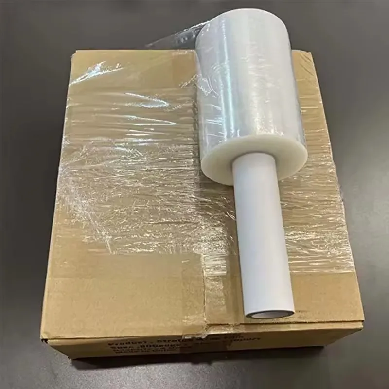 Hand Stretch Film 18 inch Plastic Film Polyethylene Cast Thick Plastic Packaging Package Customized Soft Transparent Pe Film