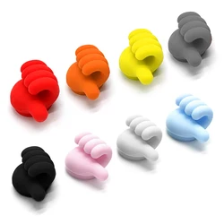Silicone Cable Cord Organizer clips Cute Design Thumb Magnetic & Adhesive Wire Cable Cord Clips Holder Management