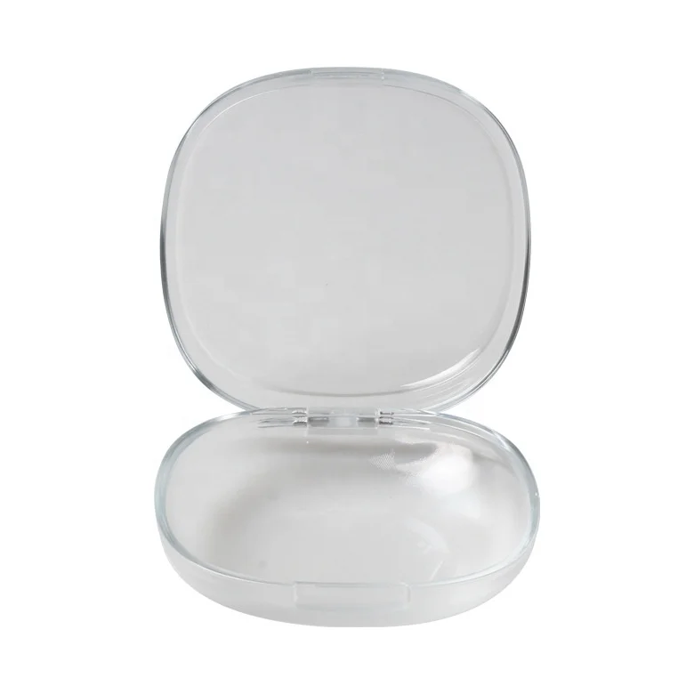 New Arrival Durable Thicken Clear Plastic Dental Retainer Case Orthodontic Mouth Guard Box for Kids Adult