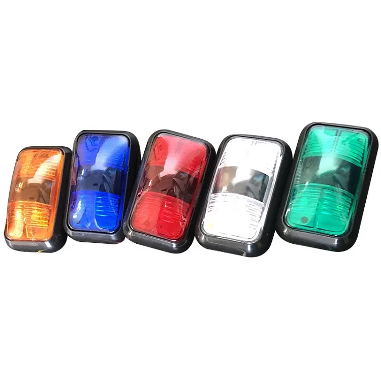 led amber waterproof chrome cab assembly marker clearance roof running for heavy duty trucks