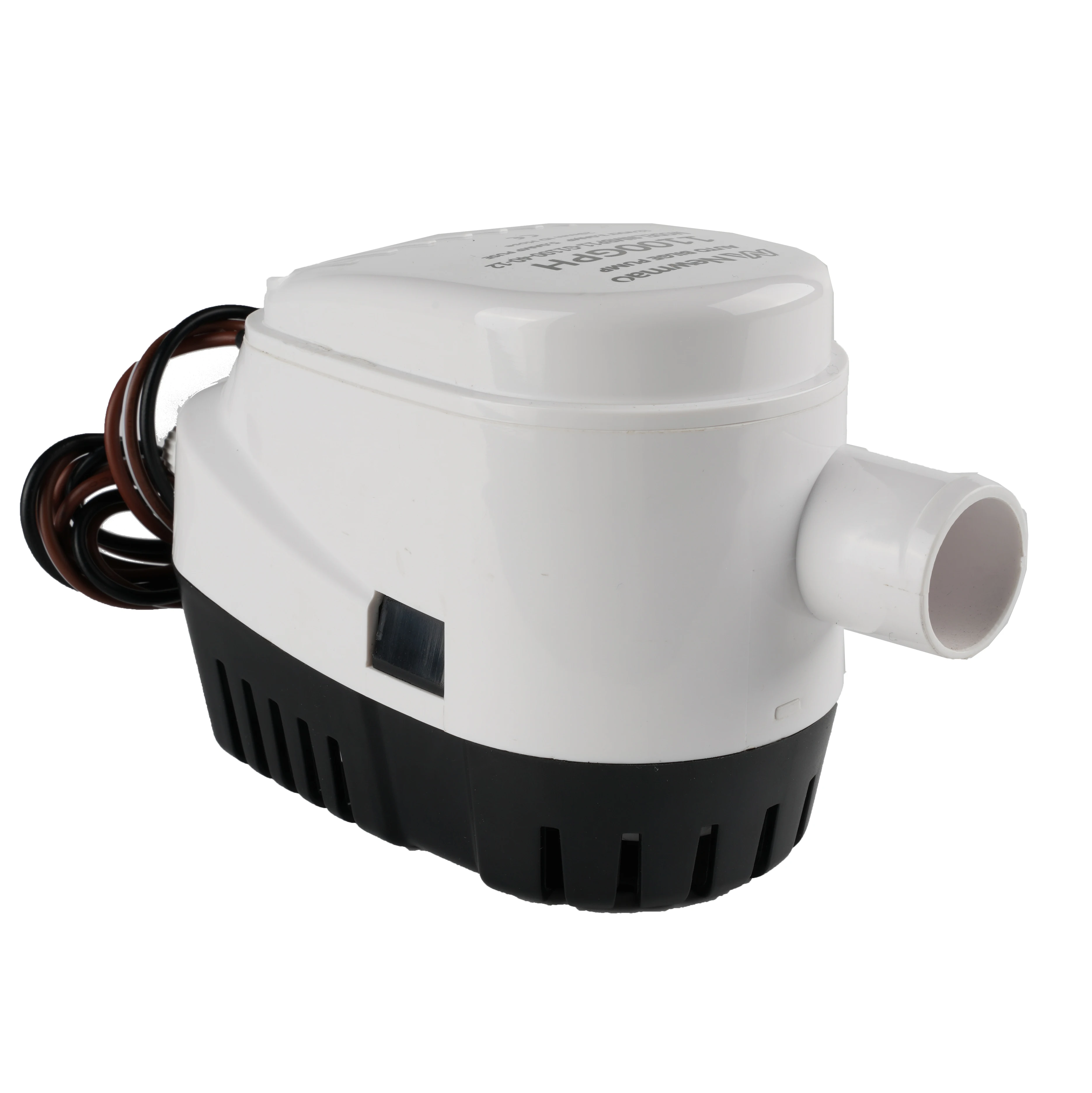 12/24V 600/750/1100GPH Fully Automatic Bilge Pump Submersible with Built-in Inductive Float Switch for Marine Boat RV