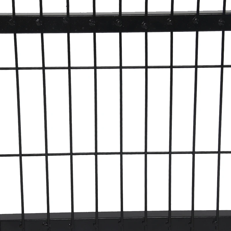 Workshop divider fencing, metal frame welded wire mesh fence