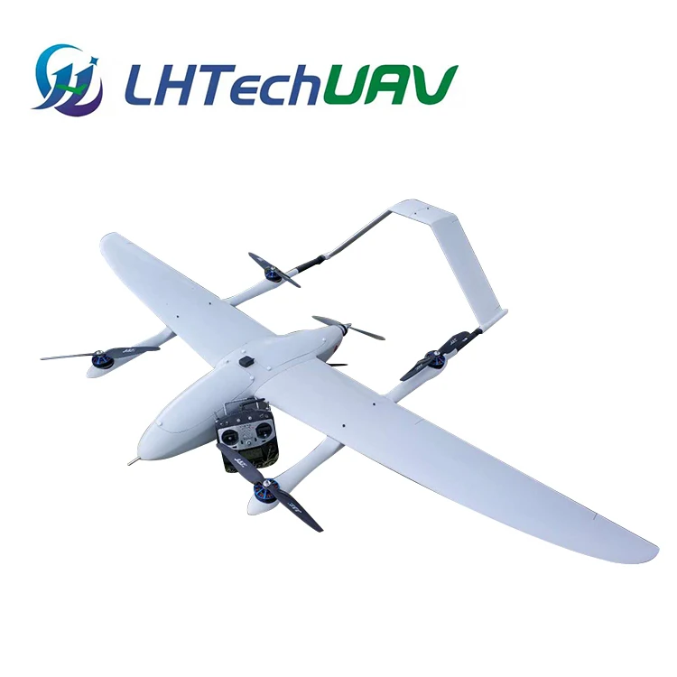 Hot Selling Large Multicopter Carbon Fiber Vtol Fixed Wing Drone Uav Frame For Surveillance With Remote Control China Wholesale