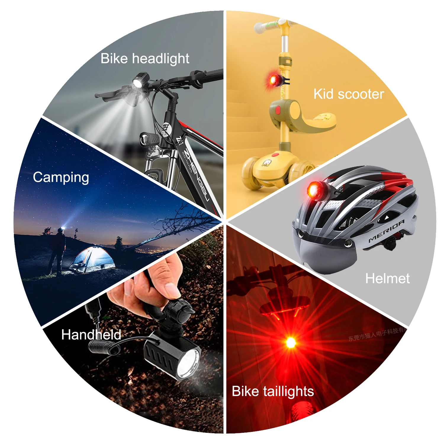 1200 Lumen LED Guide Light For Cyclists 2000 Lumen Super Bright Waterproof LED Light Bicycle Headlamp
