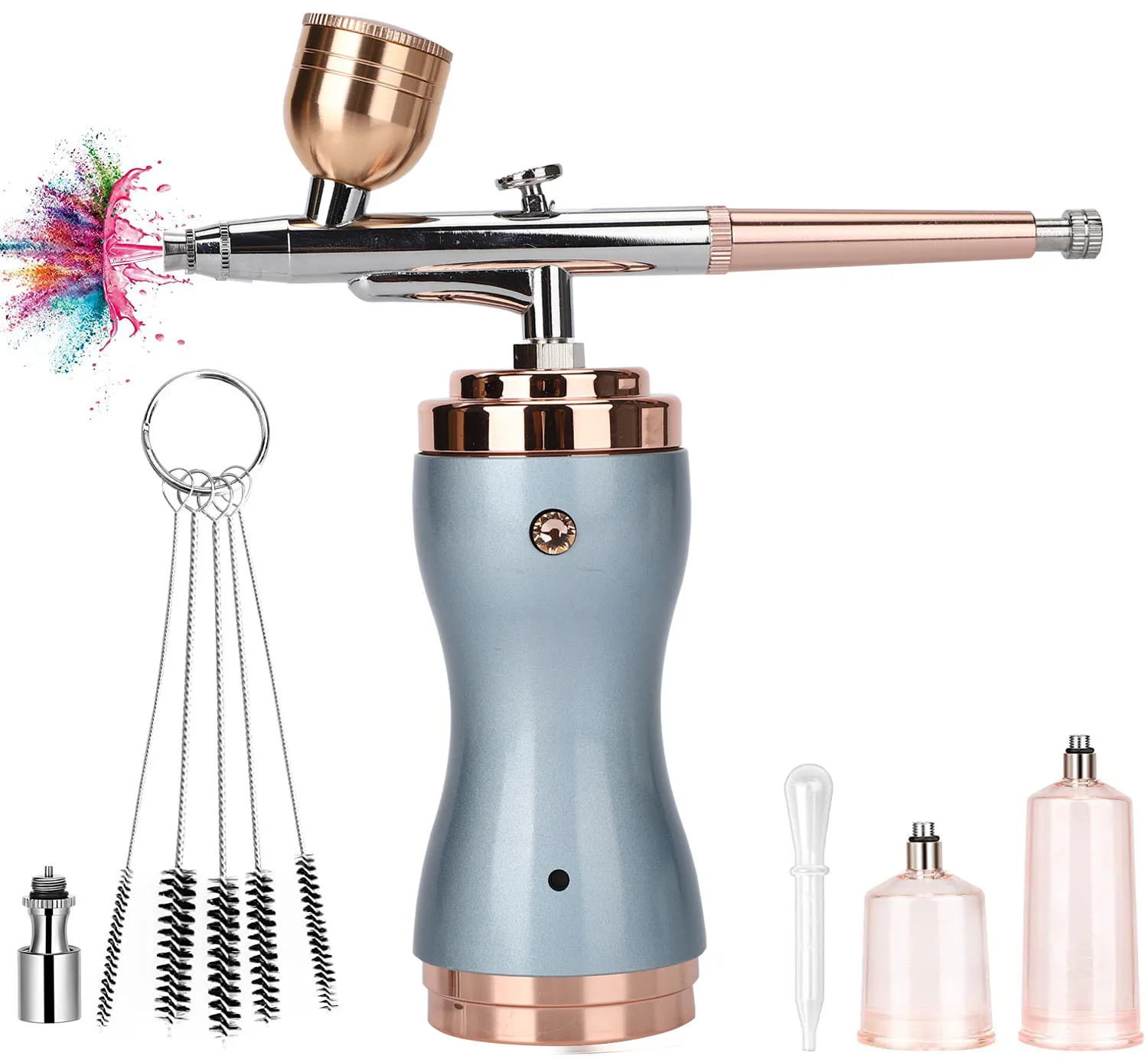 portable home use water spray peel cordless compressor moisturize oxygen injector