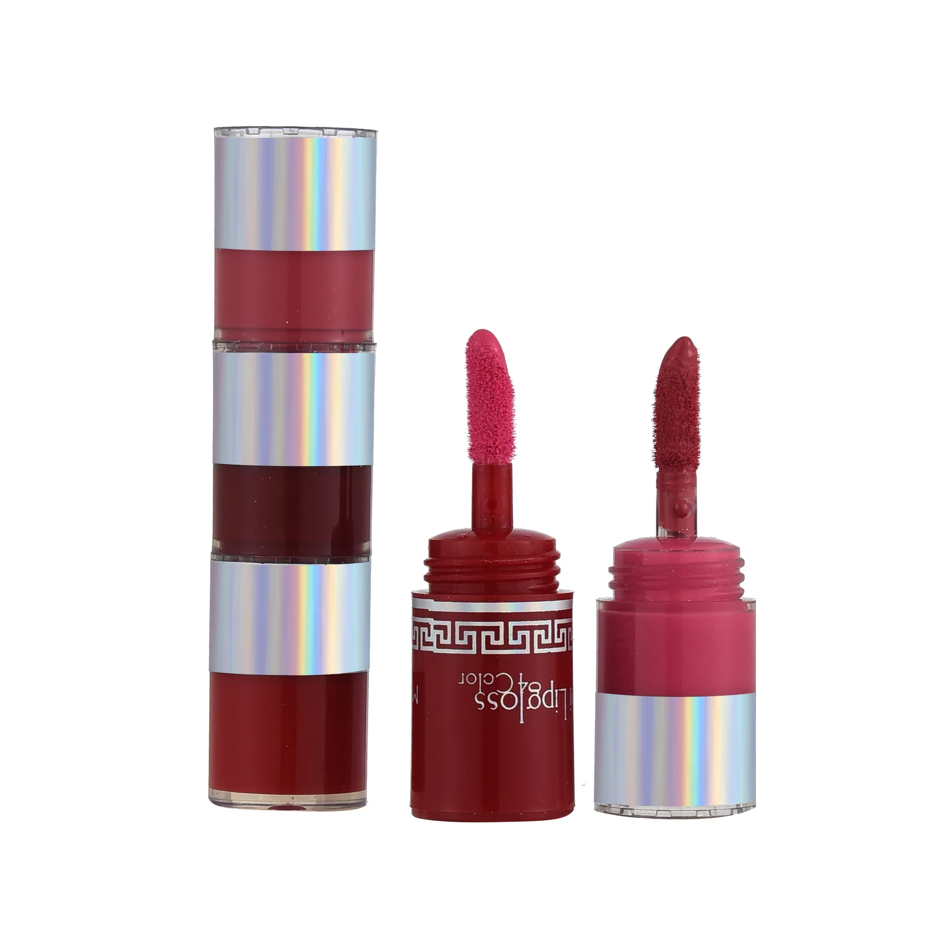 P729 Hot 4 in 1 mini lipstick for teen girl lip gloss set mini size gift-set cosmetics makeup lip tint lipgloss set