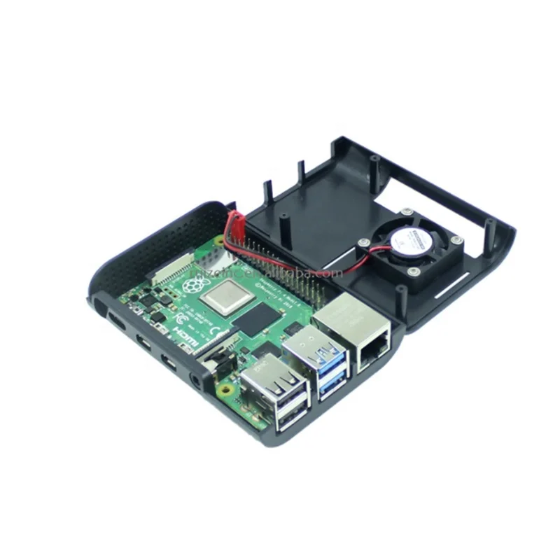 Новый пластиковый защитный чехол для Raspberry Pi 4, черный, белый, прозрачный для Raspberry Pi 4, Модель B