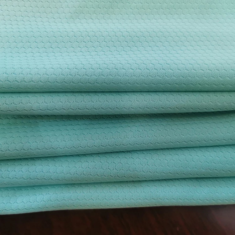 
High quality 100% polyester mesh football jersey fabric for sports wear 