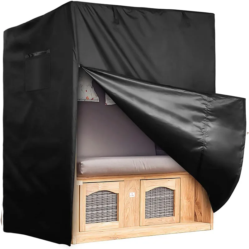 Factory-Made Custom 420D Oxford Cloth Swing Chair Cover Double Zipper Rain Protection for Outdoor Beach Garden Furniture Covers