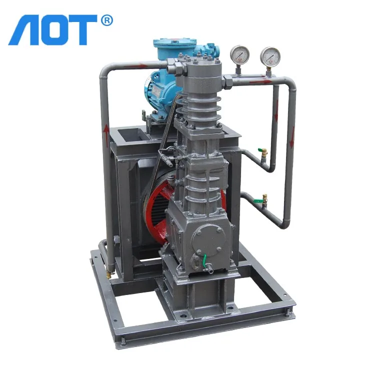 Sales Mini Biogas Plants Piston Air Compressor Silent Compressor for Biogas Station Sewage Treatment Plants