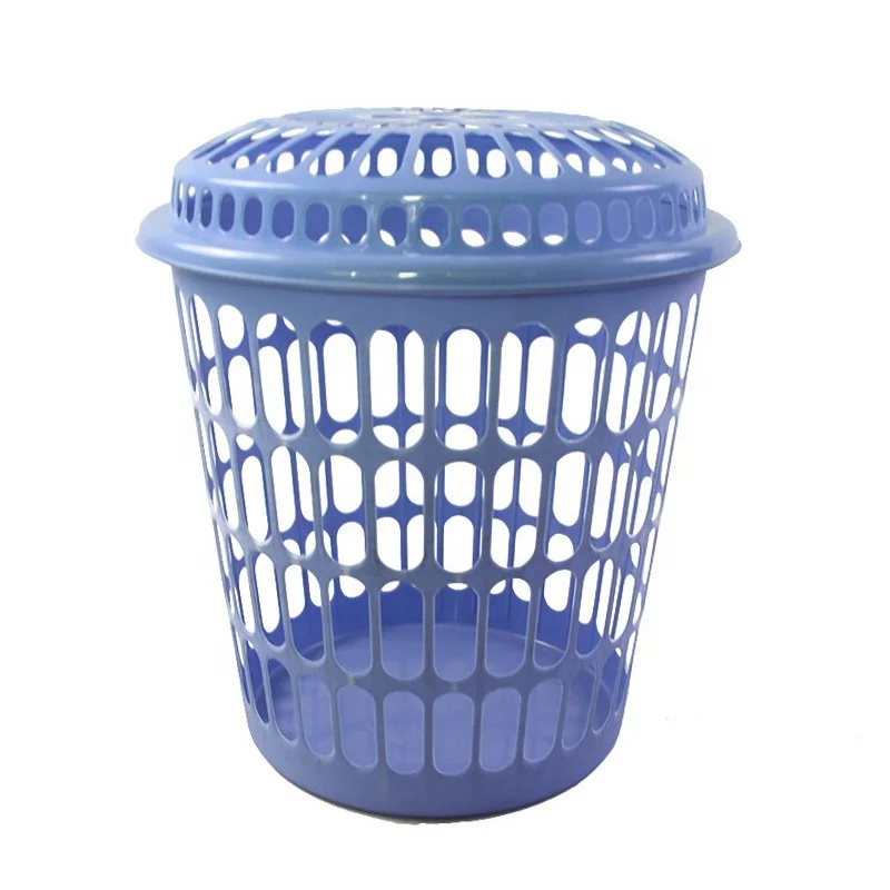 50 Lightweight Laundry Baskets Plastic Large Round Baskets with Removable Lid  Laundry Hampers