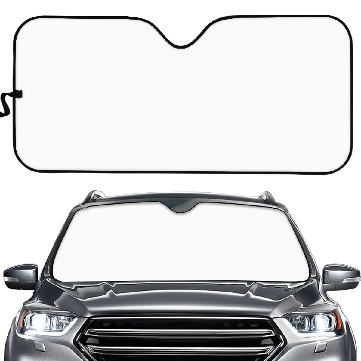 Print on demand Custom Car Sun Visors for Windshield Front Window Car Sun Shade Portable Foldable
