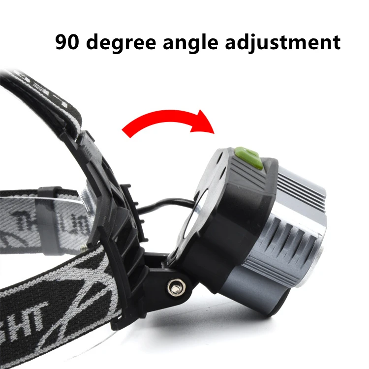 New 5 LED 3T6 High Powered Rechargeable Headlight T6 LTS Long Range Headlamp Night Fishing Running Black 18650 White 90 3.7V 80