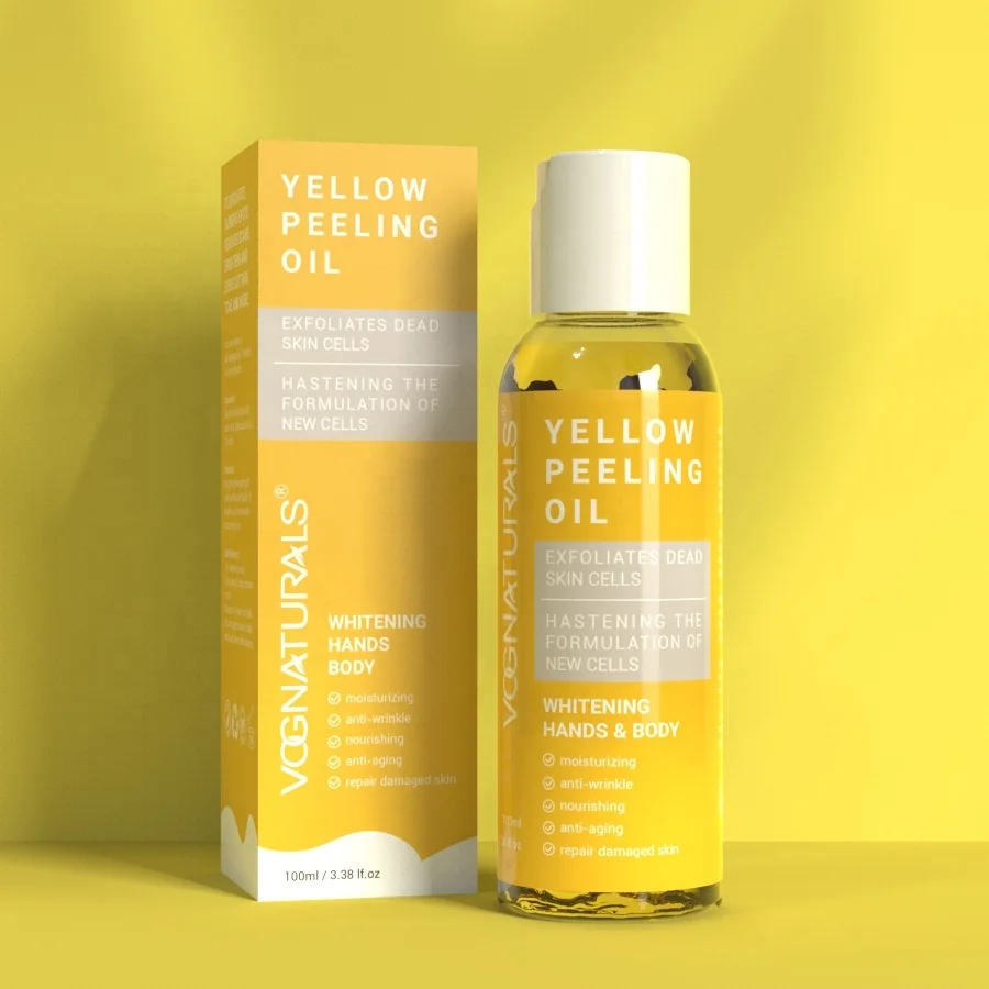 Private Label Super Extra Strength Peeling Oil,  Effective Dark Spots Remove Yellow Peeling Oil For Lightening Whitening