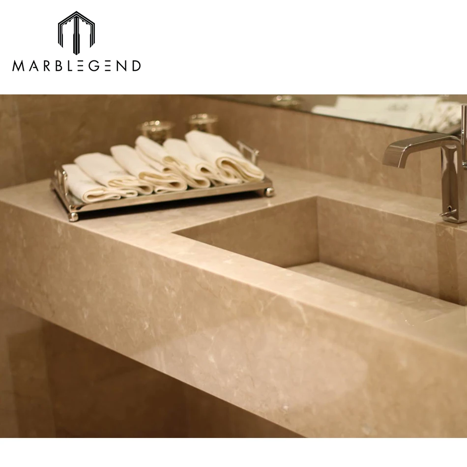 Affordable Beige Marble Italy Botticino Classico Marble Slabs for Countertops and Interior decoration