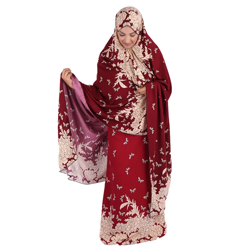 
Arab clothing factory wholesale african muslim fat woman clothes big scarf short sleeve skirt Plain Kaftan Party Casual Long Dre 
