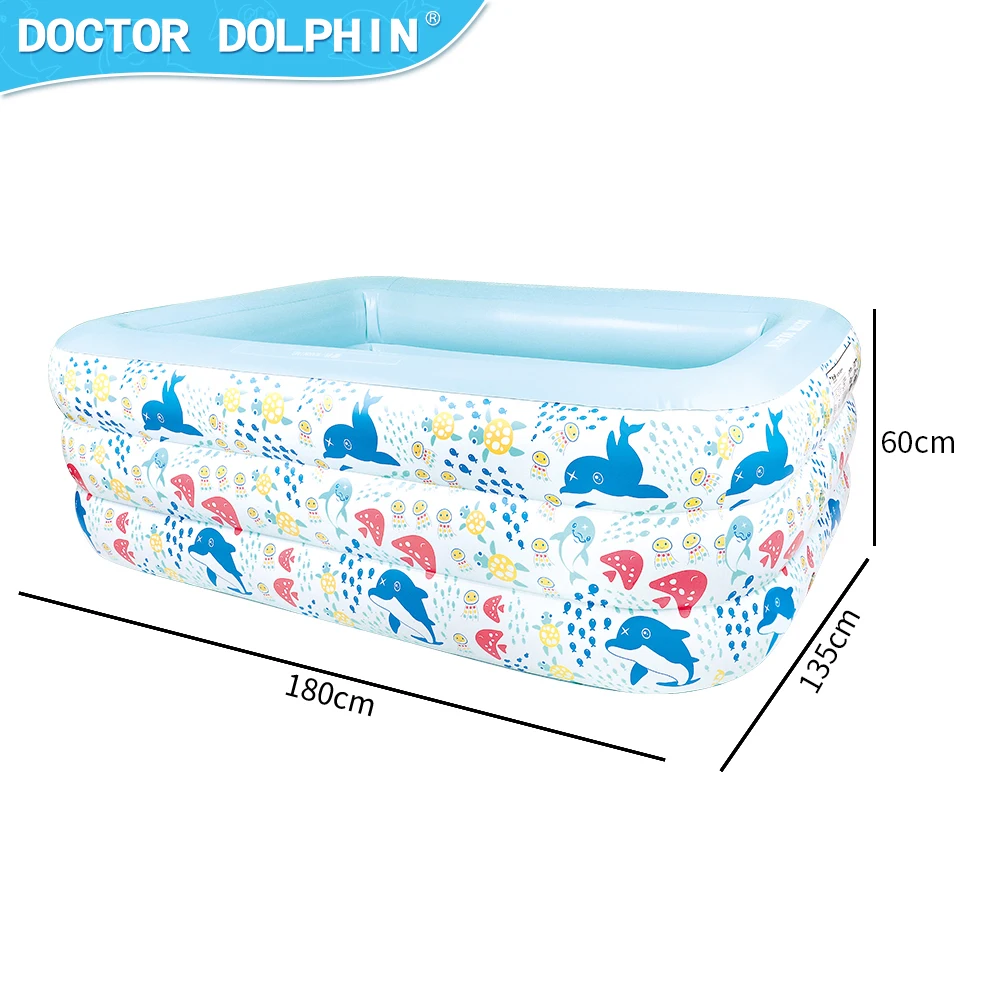 doctor dolphin high quality kid baby water inflatable children swimming pool