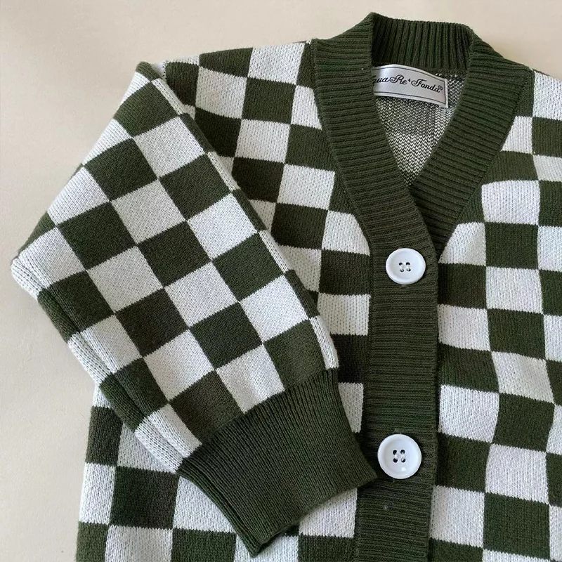 Custom Cotton Knitted Baby Cardigan Unisex New Born Sweater Coat Baby Girls Sweaters Set