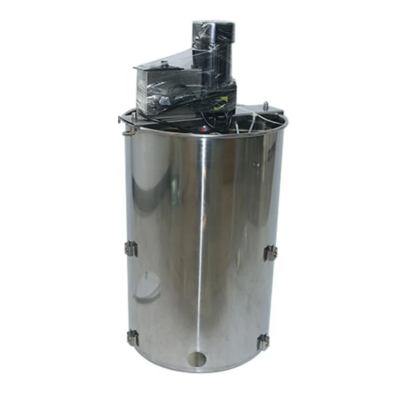 
Honeycomb Drum Spinner Beekeeping Equipment with Strainer, 3 Frame, Electric Honey Extractor 