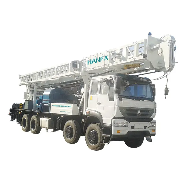  Многофункциональная HFC600 глубокая 600 м портативная дизельная гидравлическая буровая