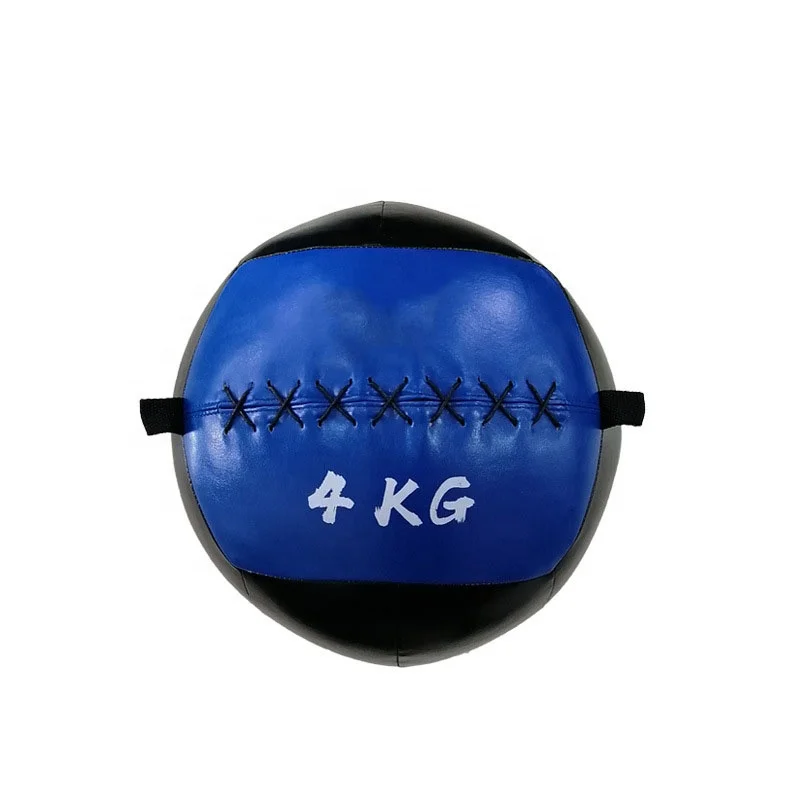 Мягкая кожа утяжеленная силовая тренировка медицинский мяч настенные мячи для тренажерного зала фитнес