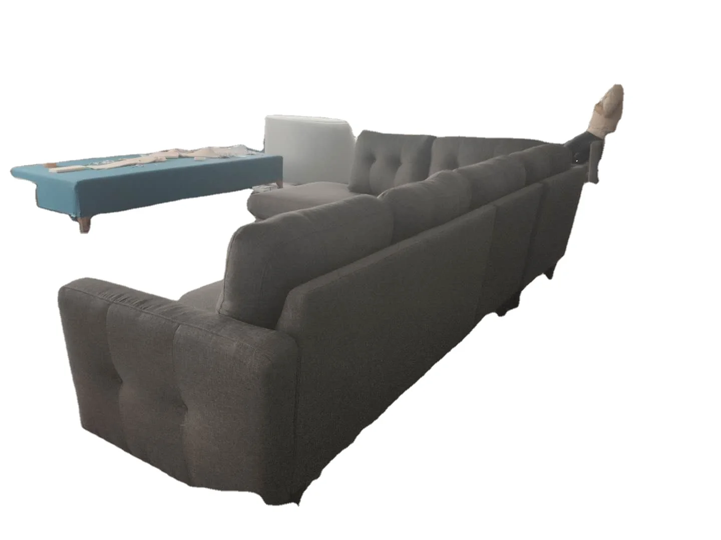 Custom wholesale fashion modern upholstery fabric sofa sectional sofa