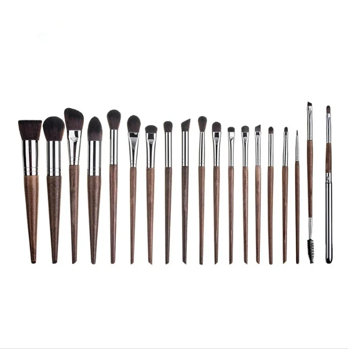 Premium Synthetic Foundation Powder Kabuki Blush Concealer Eye Shadow 18 Pcs Makeup Brushes Set Professional