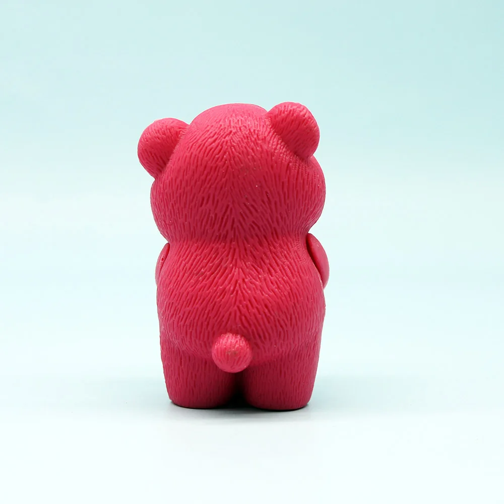 3D кукла из ПВХ милый мультяшный клубничный медведь автомобиль торт настольные украшения фигурки на заказ рекламные подарки Набор фигурок игрушки